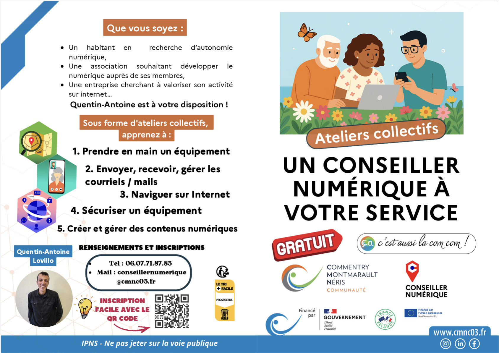 Programme des ateliers – mars à mai 2026